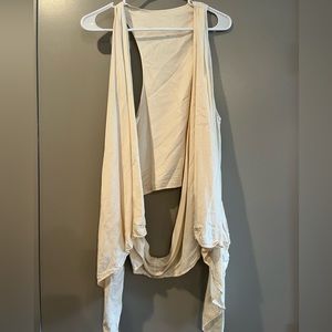 Lululemon blouse/ tank top wraps around to make multiple different styles of top